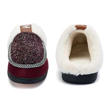 Comfortable Men's Cozy Memory Foam Slippers for Home