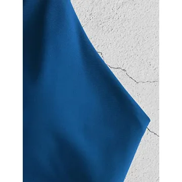 ZAFUL Women's Tie Back Padded High Cut Bikini Set