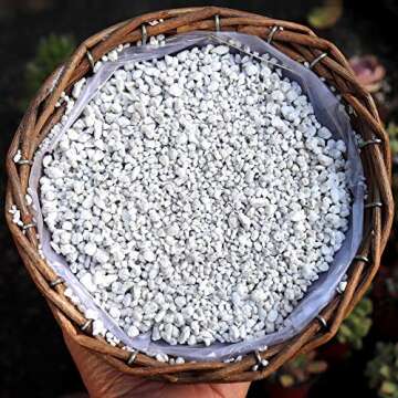 Organic Perlite for All Plants - All Natural Horticultural Soil Additive Conditioner Mix, Improve Dr...