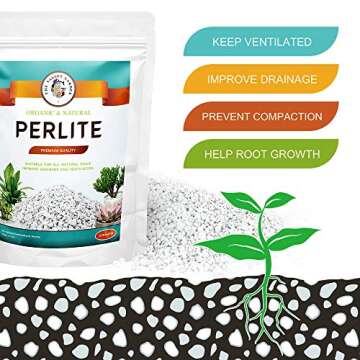 Organic Perlite for All Plants - Natural Soil Additive