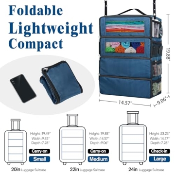 MIAOJIE Travel Organizer for Easy Packing and Access