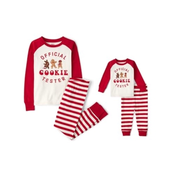 Sibling Matching Holiday Pajama Sets for Kids | Cookie Tester