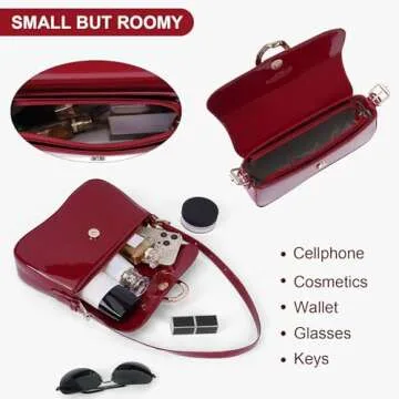 Small Shoulder Bag Y2K Purse for Women Crocodile Handbag Clutch Purse Classic Retro Crossbody Bag Satchel Purse