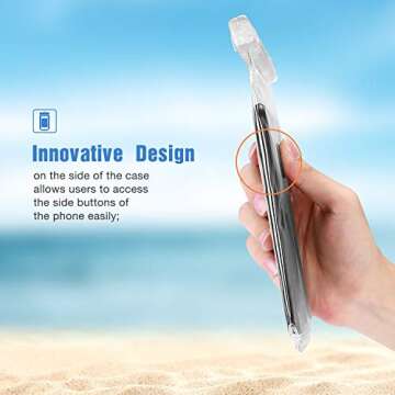 ProCase 2 Pack Waterproof Phone Pouch, Underwater Phone Case Up to 7", Dry Bag for iPhone 16 15 14 13 Pro Plus Max, Galaxy S24 S23 S22 Ultra Pixel, Beach Essentials -Clear