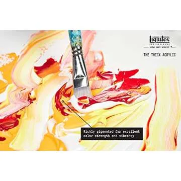 Liquitex Professional Heavy Body Acrylic Paint, 12 x 22ml (0.74-oz), Essentials Set