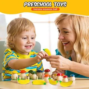 Civaner 30 Pcs Banana Stress Toys Stretchy Banana Stress Relief Toys Fidget Anxiety Relief Squeeze B...