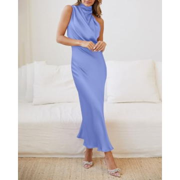 Elegant Sleeveless Maxi Dress for Wedding Guests and Parties