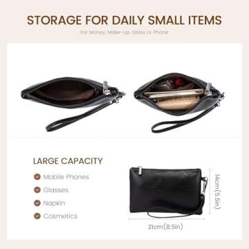 LOVEVOOK Laptop Bag for Women,15.6 Inch Laptop Tote Bag Work Bags for Women, Vintage Leather Computer Bag, Large Capacity Office Briefcase, Business Handbag Shoulder Bag 2PCs