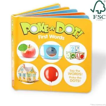 Melissa & Doug Poke-a-Dot Board Book for Toddlers