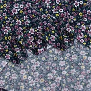 Herou Women Summer Casual Floral Sleeveless A-Line Sun Dresses Flower-5 Small