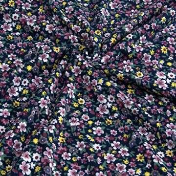 Herou Women Summer Casual Floral Sleeveless A-Line Sun Dresses Flower-5 Small