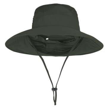 Breathable UPF 50+ Sun Hats with Wide Brim for All