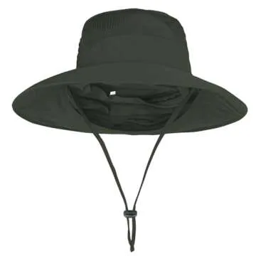 Breathable UPF 50+ Sun Hats with Wide Brim for All