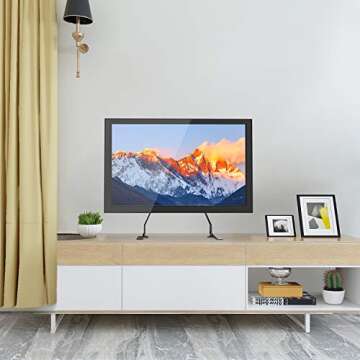 PERLESMITH Adjustable TV Stand for 37-70 Inch TVs