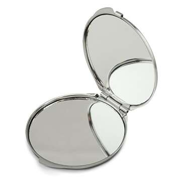 Black Cat In Window Travel Makeup Mirror for Everyone