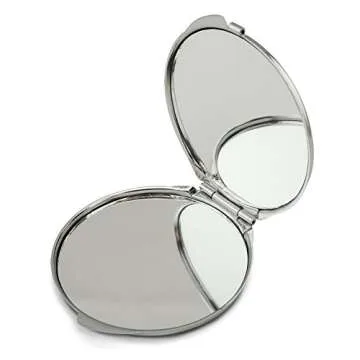 Black Cat In Window Travel Makeup Mirror for Everyone