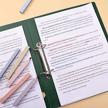 LABUK 10pcs Pastel Highlighters Aesthetic Cute Soft Chisel Tip Marker Pen with Mild Assorted Colors, No Bleed Dry Fast Easy to Hold for Journal Bible Planner Notes School Office Supplies