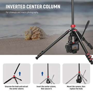 NEEWER 72" Fluid Head Tripod for DSLR & Video Cameras