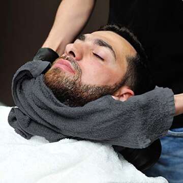 Arkwright Bleach Proof Salon Towels - Pack of 12 - Highly Absorbent, 100% Cotton, Quick Dry Spa Face...