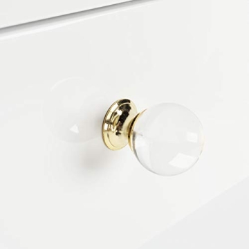 Safavieh Couture White Gold Acrylic Leg Desk for Office