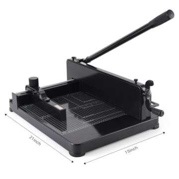 Heavy Duty Paper Cutter,12 inch Guillotine Paper Cutter,Guillotine Paper Cutters and Trimmers Cards ...