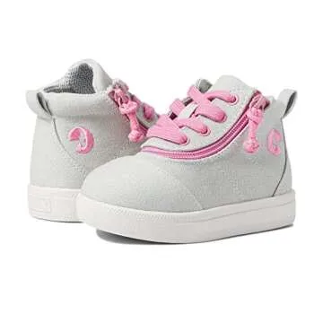 BILLY Footwear XDR Short Wrap High-Top (Toddler) Grey/Pink 9 Toddler XW