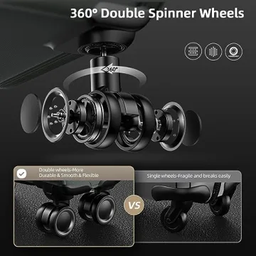 SHOWKOO Luggage Sets - Expandable & Lightweight Suitcases