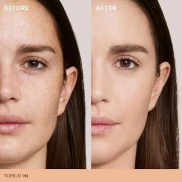 ILIA - Skin Rewind Complexion Stick - Foundation + Concealer + Skincare | Non-Toxic, Vegan, Cruelty-Free, Clean Makeup (9N - Tupelo, 0.35 oz | 10 g)