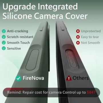 FireNova Magnetic Case for iPhone 17 Pro - Premium Silicone with Camera Protection