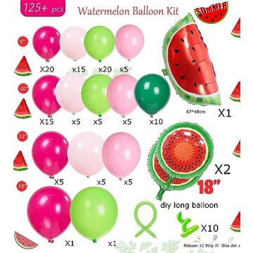 Summer Watermelon Balloon Kit for Festive Celebrations