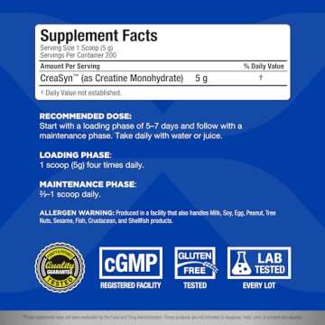 ALLMAX Nutrition Creatine Monohydrate Powder, 1000g