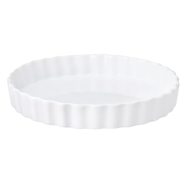 Premium HIC Kitchen Round Quiche Dish – 10 Inch Elegant Bakeware