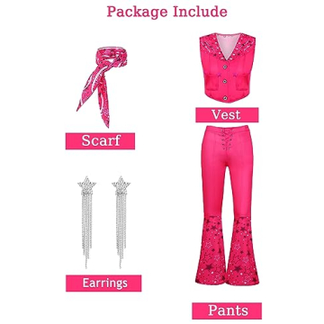ZFQI Cowgirl Costume Outfit for Women and Girls - Fun Adventure