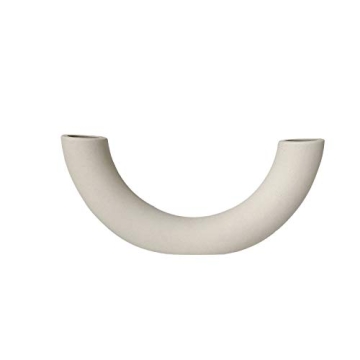 Eastern Rock White Ceramic Vase Modern Minimalist Abstraction Vase,for Centerpieces,Kitchen,Office, ...