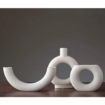 Eastern Rock Modern Ceramic Vase for Home and Office