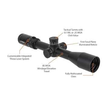Primary Arms SLX 4-16X44mm FFP Rifle Scope - Illuminated ACSS-R-Grid 2B Reticle