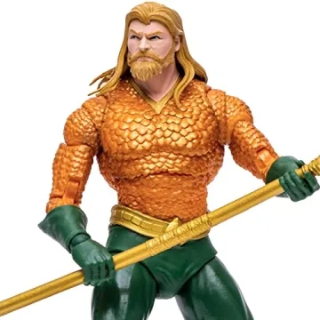 McFarlane Aquaman Figure with Accessories 7" Scale Action