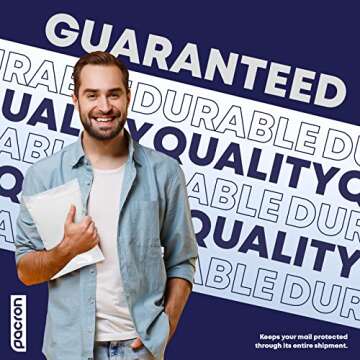 100-Pack Waterproof Poly Bubble Mailers 8.5 x 12 - Thick, Durable, Instant Seal Envelopes with Strong Adhesive - Protective Shipping Mailers for Jewelry, Cosmetics, SD Cards, USB Cables