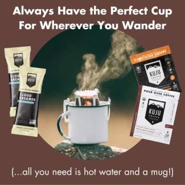 Kuju Coffee Premium Single-Serve Pour Over | Eco-Friendly 6-Pack