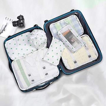 Effortlessly Organize Your Travel with 7 Pcs Packing Cubes