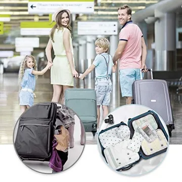 Effortlessly Organize Your Travel with 7 Pcs Packing Cubes