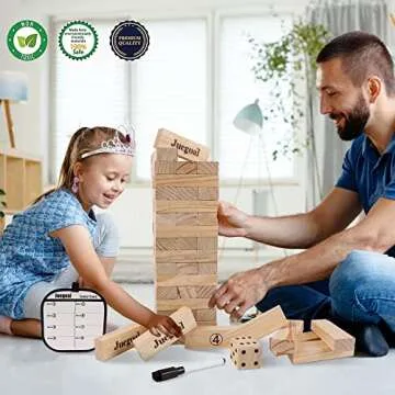 Juegoal Giant Tumble Tower Blocks Game for All Ages