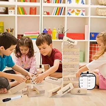 Juegoal Giant Tumble Tower Blocks Game for All Ages