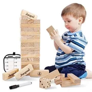 Juegoal Giant Tumble Tower Blocks Game for All Ages