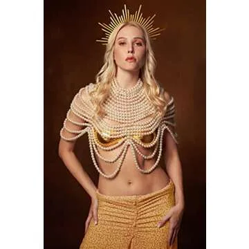 Zivyes Halo Crown Sunburst Spike Headpiece for Women