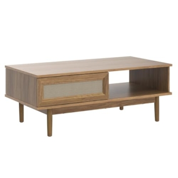 Mopio Haylee Coffee Table - Modern Boho Storage Solution