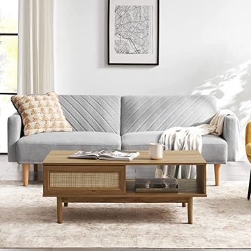 Mopio Haylee Coffee Table - Modern Boho Storage Solution