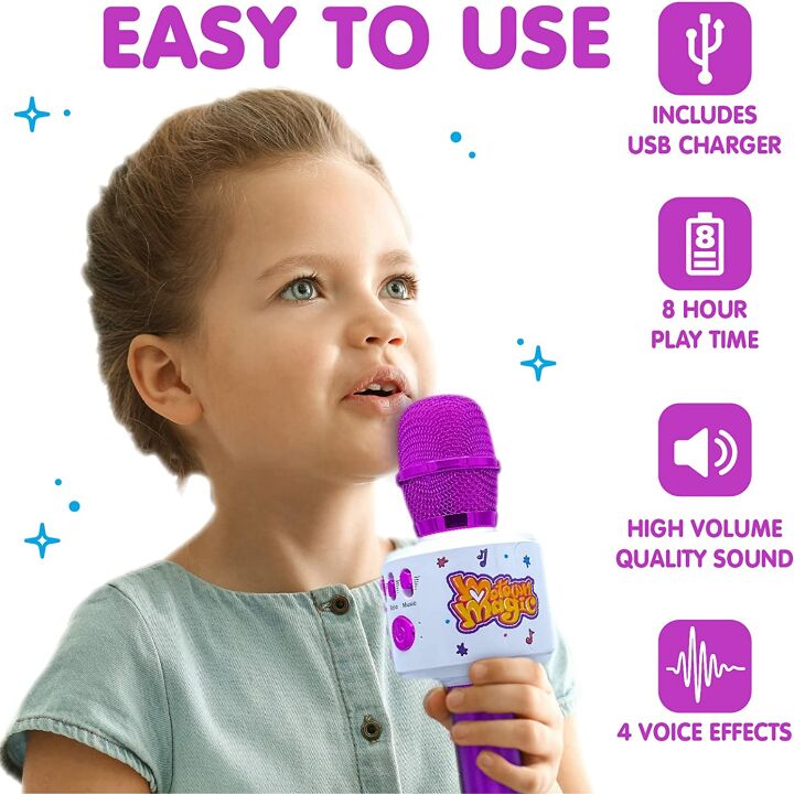 Bluetooth Karaoke Microphone - Fun & Wireless Singing!