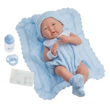 Anatomically Correct Real Boy Baby Doll | 15" All-Vinyl Baby Doll | JC Toys - La Newborn | Made in S...