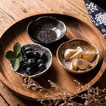 Buy Mozacona 3pcs Ceramic Dipping Bowls for Sauces